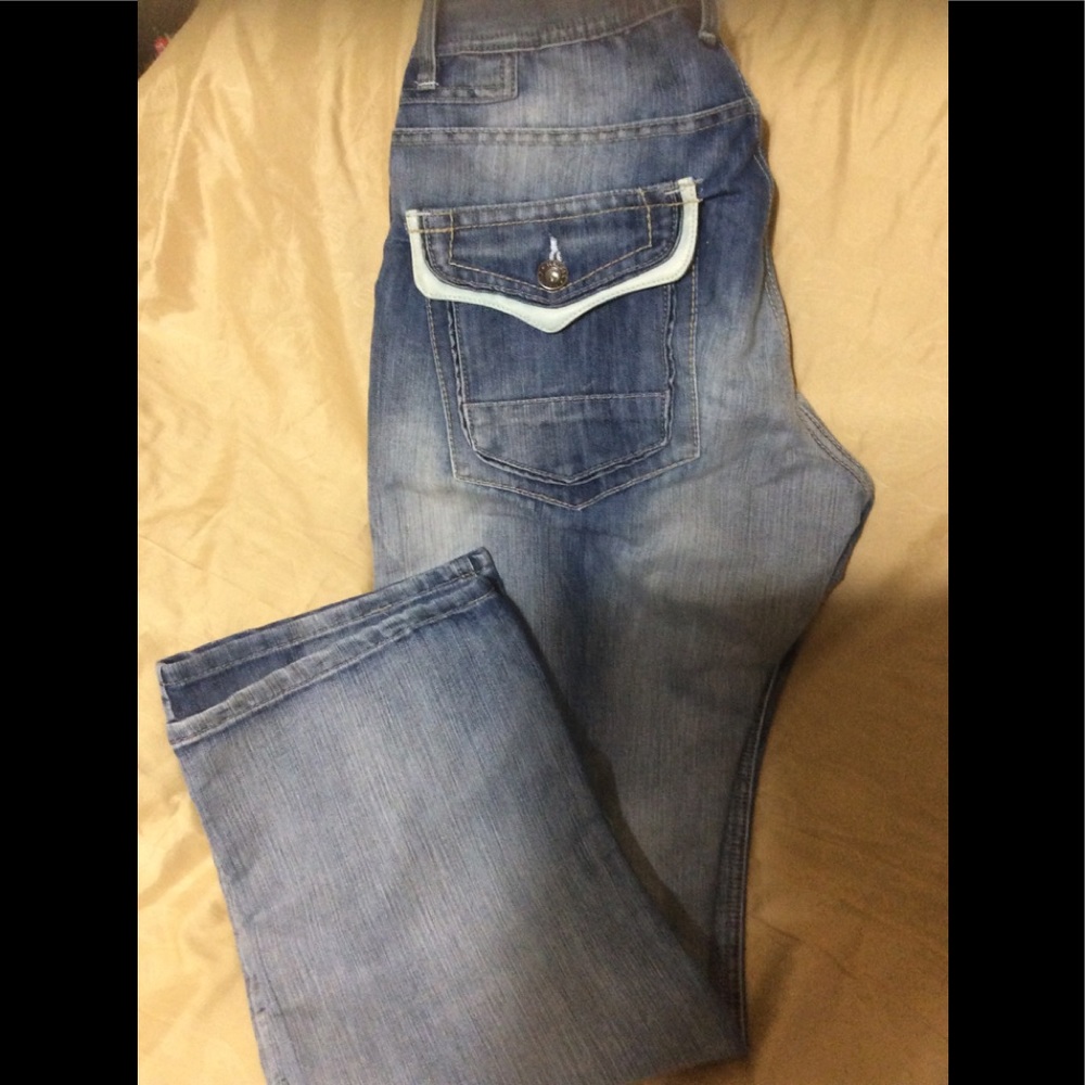 Vintage Halifax light blue jeans 38w 34 L